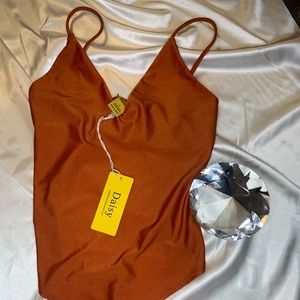 Bodysuit NWT Burnt orange
